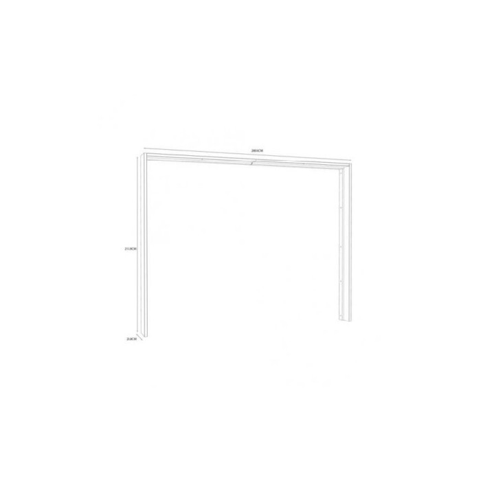 bedrooms/wardrobe-systems/promo-quetore-frame-with-led-for-wardrobe-in-bakersfield-walnut-270cm