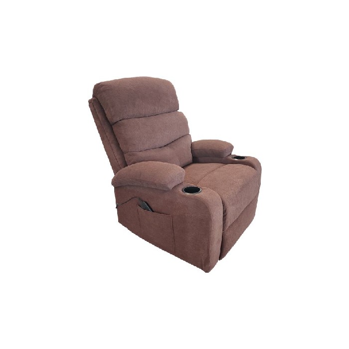 sofas/designer-armchairs/lys-power-lift-recliner-chair-with-2-cup-holders-microfibre-dark-brown