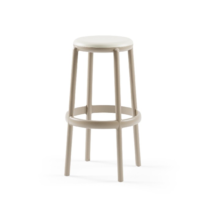 outdoor/bar-tables-stools/duo-bar-stool-75cm-coffee-frame-with-beige-seat