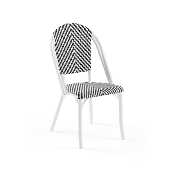 outdoor/outdoor-dining-chairs/flash-n-chair-ivory-white-with-black-and-white-patterned-mesh