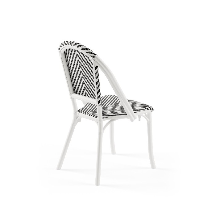 outdoor/outdoor-dining-chairs/flash-n-chair-ivory-white-with-black-and-white-patterned-mesh