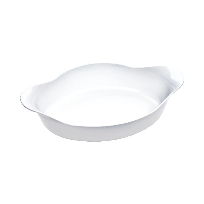 kitchenware/dishes-casseroles/marinex-opaline-oval-baking-dish-185l-white