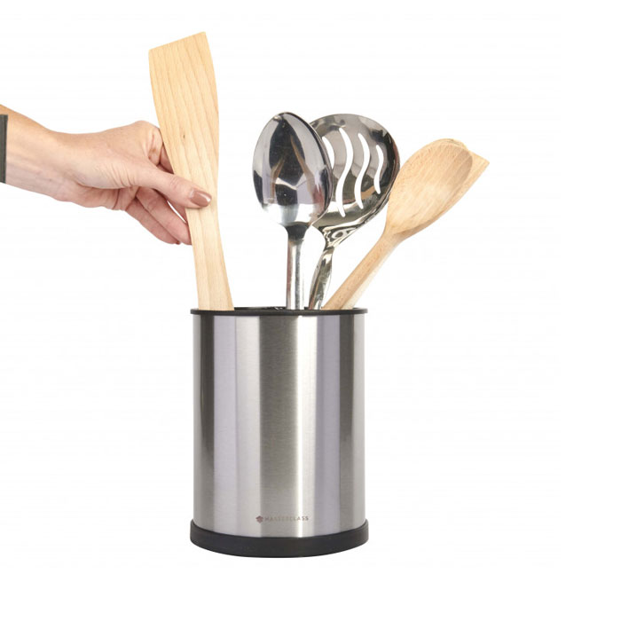 kitchenware/dish-drainers-accessories/kitchencraft-masterclass-utensil-holder-stainless-steel