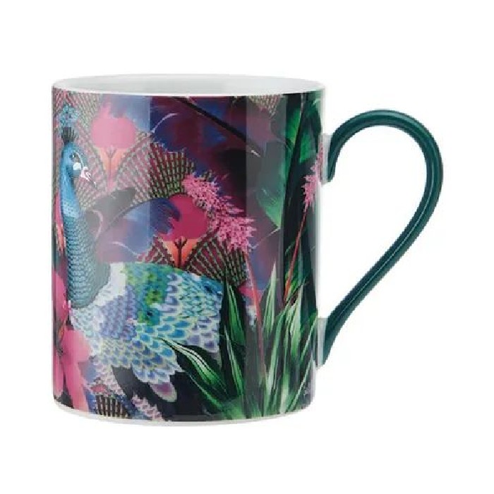 tableware/mugs-cups/mikasa-x-sarah-arnett-350ml-mug-with-peacock-print