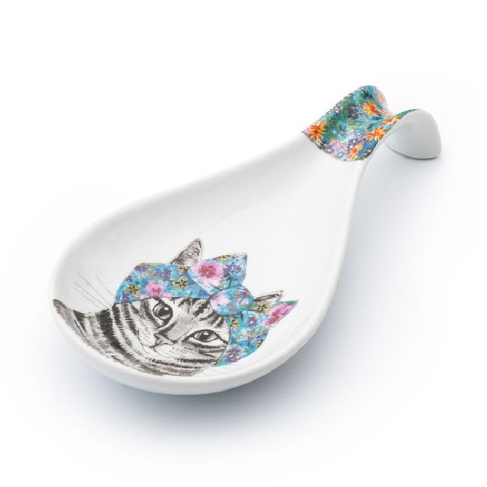 kitchenware/miscellaneous-kitchenware/tipperleyhill-porcelain-cat-spoon-rest-21cm-x-11cm