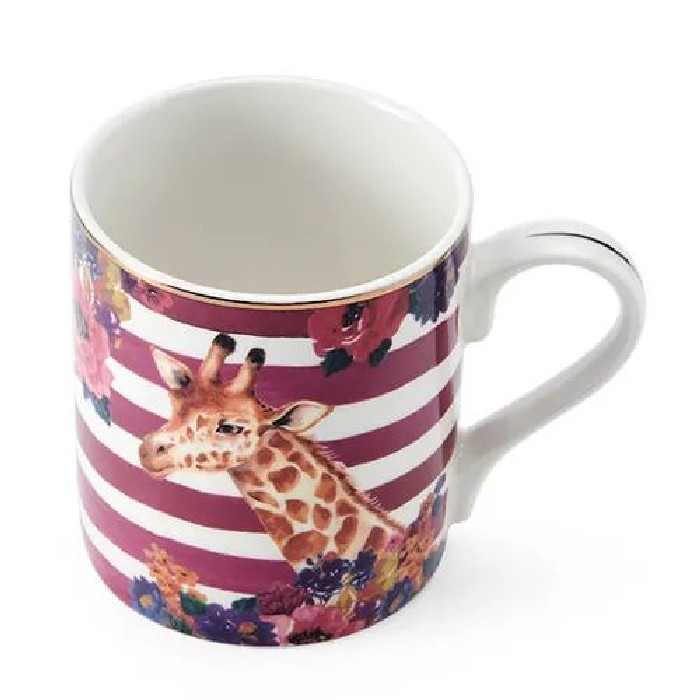 tableware/mugs-cups/mikasa-wild-at-heart-giraffe-print-280ml-mug