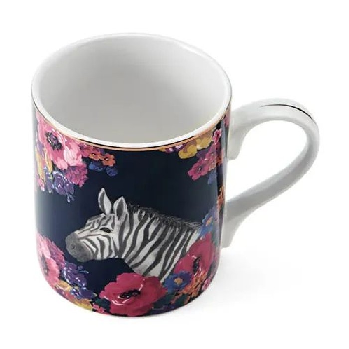 tableware/mugs-cups/mikasa-wild-at-heart-zebra-print-280ml-mug