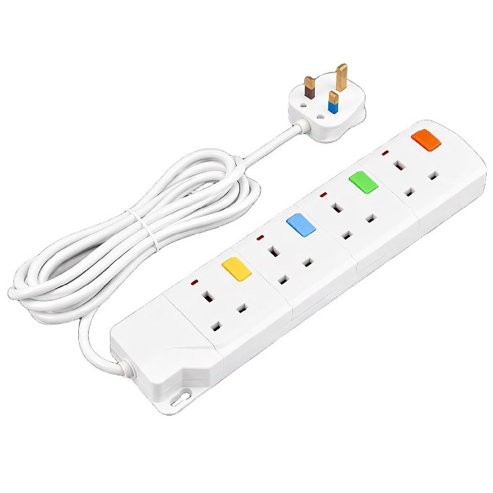 lighting/lighting-electrical-accessories/13a-4-way-extension-socket-with-individual-switches-2m-surge-protector