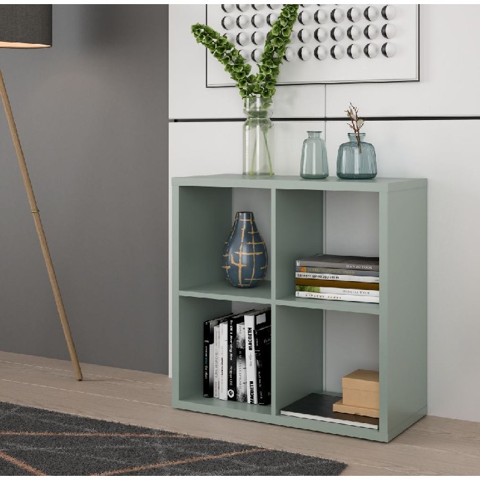 living/shelving-systems/mauro-4-nook-shelf-finished-in-sage-green