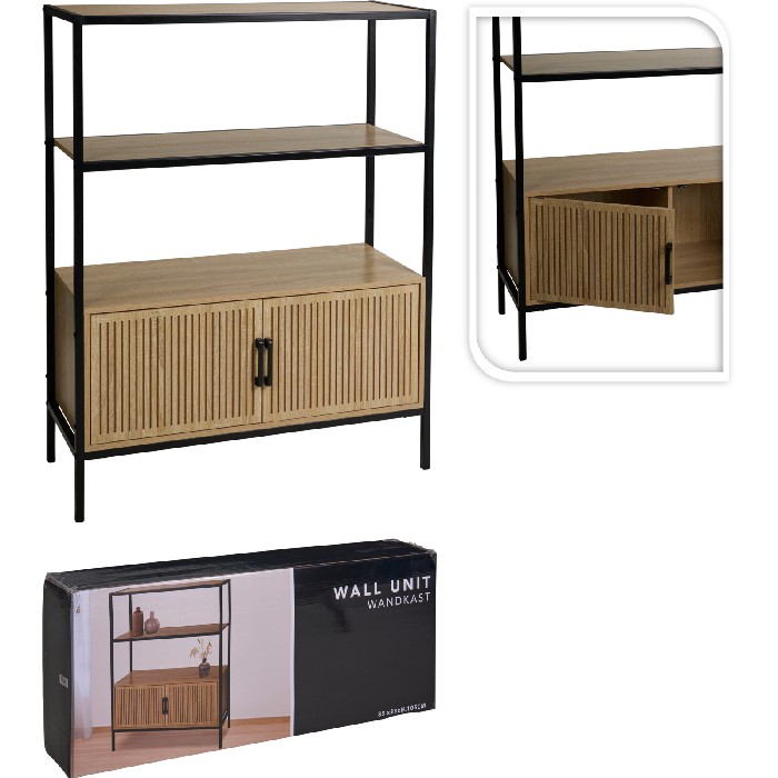 living/shelving-systems/metal-cabinet-with-mdf-shelves-double-door-h105cm