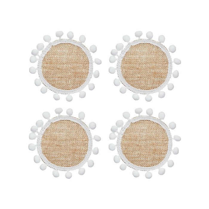 tableware/placemats-coasters-trivets/kitchen-craft-woven-hessian-coasters