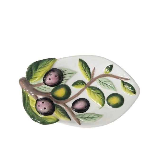 home-decor/decorative-ornaments/bristow-potteries-hand-painted-embossed-small-olive-dish