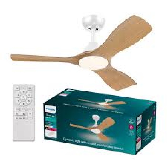 small-appliances/cooling/philips-olas-ceiling-fan-42-inch-led-white-and-wood