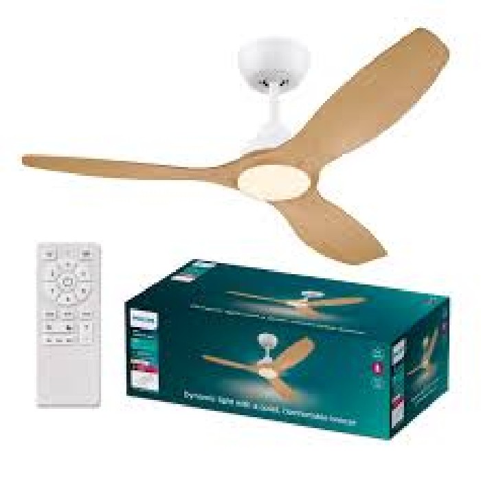 small-appliances/cooling/philips-olas-ceiling-fan-52-inch-led-white-and-wood