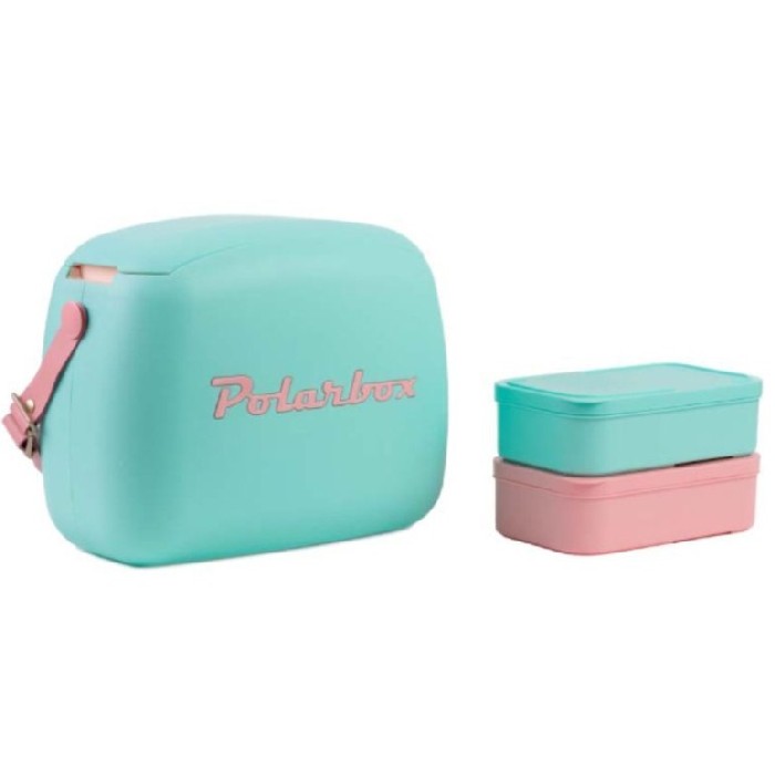 kitchenware/picnicware/polarbox-pop-cooler-6l-classic-green-with-pink-handle
