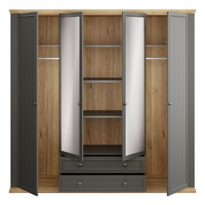 bedrooms/wardrobe-systems/pontypool-wardrobe-with-4-doors-and-2-drawers-wolfram-grey-and-mauvella-oak