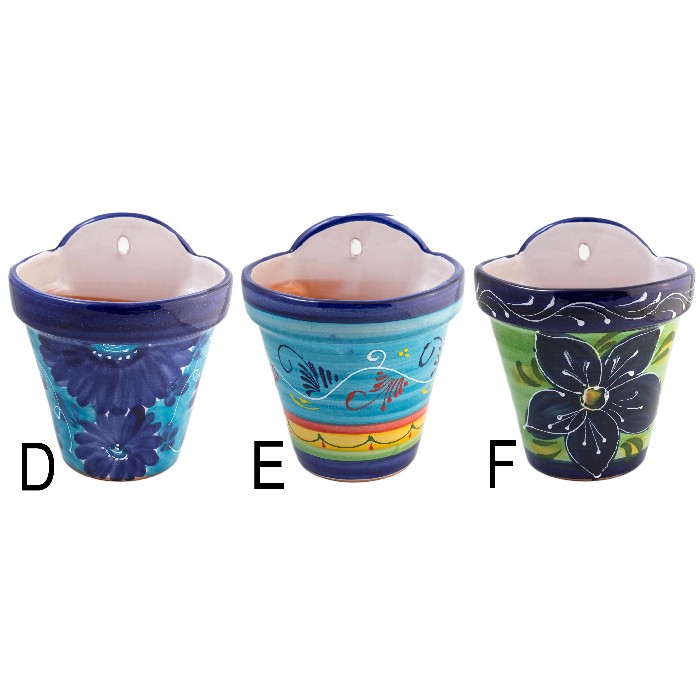 home-decor/indoor-pots-plant-stands/bristow-potteries-hand-painted-ceramic-hanging-pot-22cm-x-21cm-12-assorted