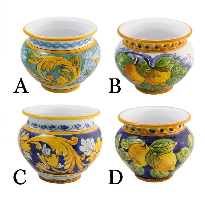 home-decor/indoor-pots-plant-stands/bristow-potteries-hand-painted-ceramic-round-pot-diameter-18cm-x-14cm-13-assorted