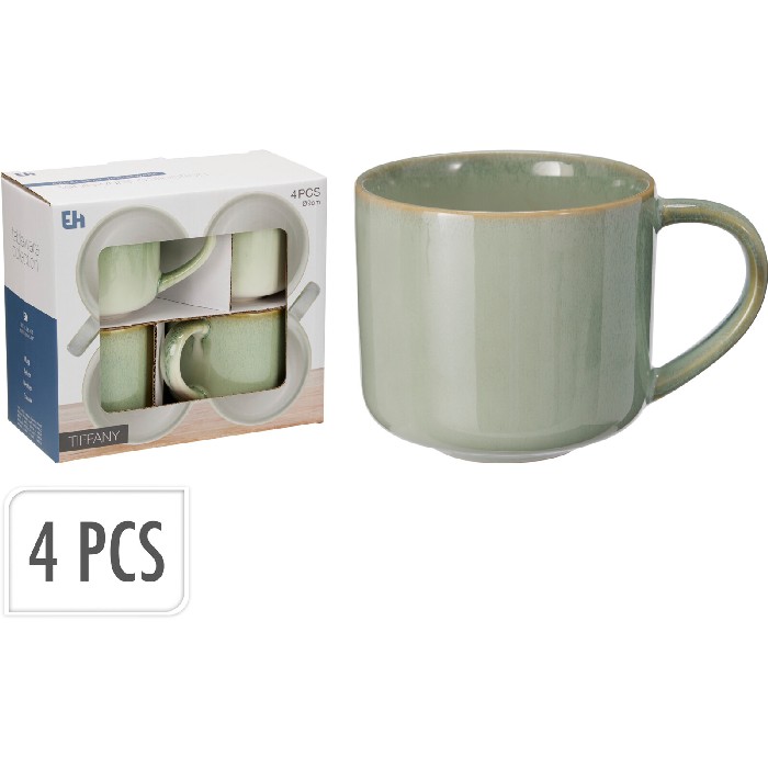 tableware/mugs-cups/set-of-4-stoneware-mugs-green-332ml