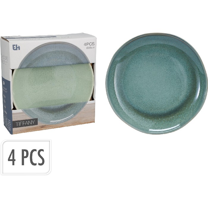 tableware/plates-bowls/set-of-4-stoneware-plates-green-20cm