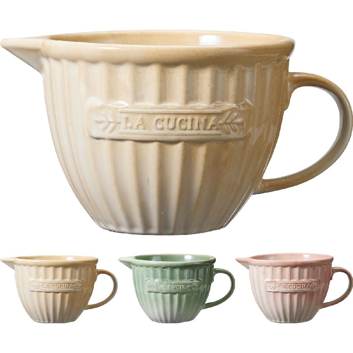 kitchenware/tea-coffee-accessories/stoneware-mixing-bowl-with-handle-and-spout-1900ml-3-assorted-colours