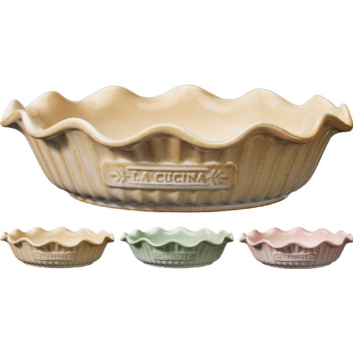 kitchenware/dishes-casseroles/oven-dish-stoneware-23cm-3-assorted-colours