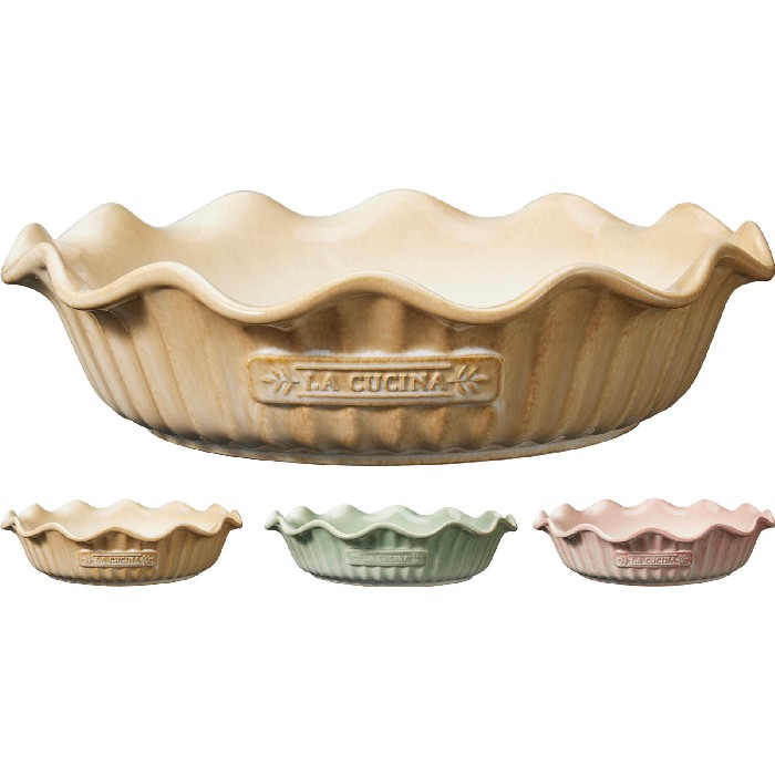 kitchenware/dishes-casseroles/oven-dish-stoneware-27cm-3-assorted-colours
