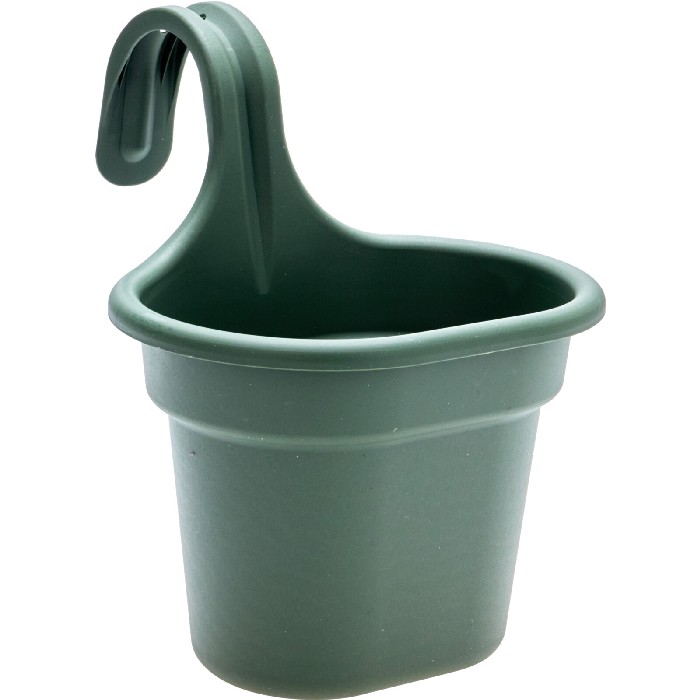 gardening/pots-planters-troughs/flower-pot-for-fence-or-balcony-green