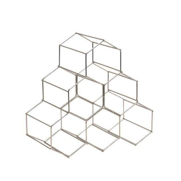 kitchenware/racks-holders-trollies/hexagon-6-bottle-wine-rack