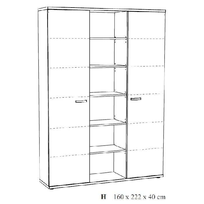 office/bookcases-cabinets/rio-tall-bookcase-with-2-doors-and-central-open-shelf-finished-in-hummus-oak