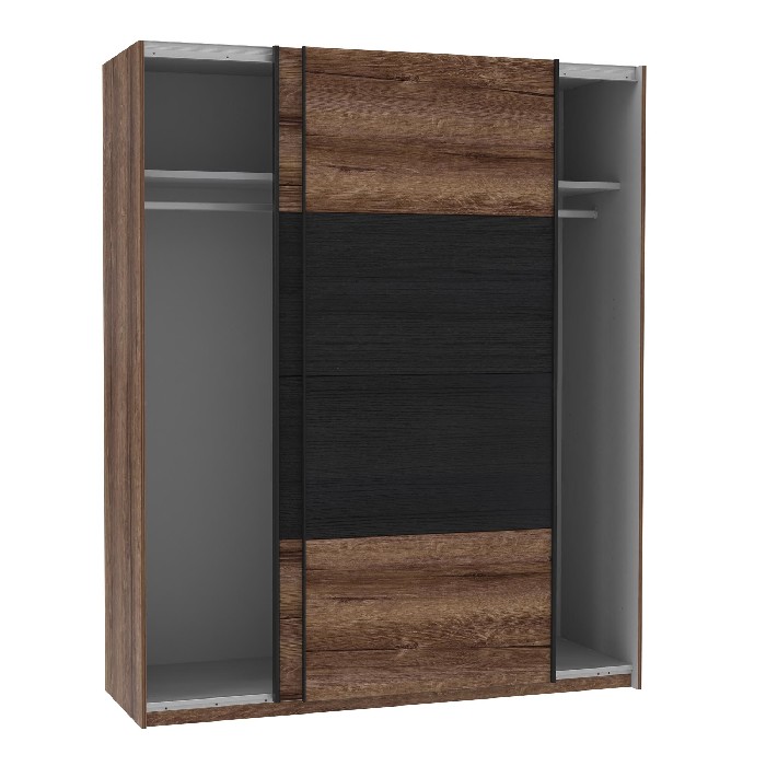 bedrooms/wardrobe-systems/dreamer-220cm-sliding-door-wardrobe-finished-in-mud-and-black-oak