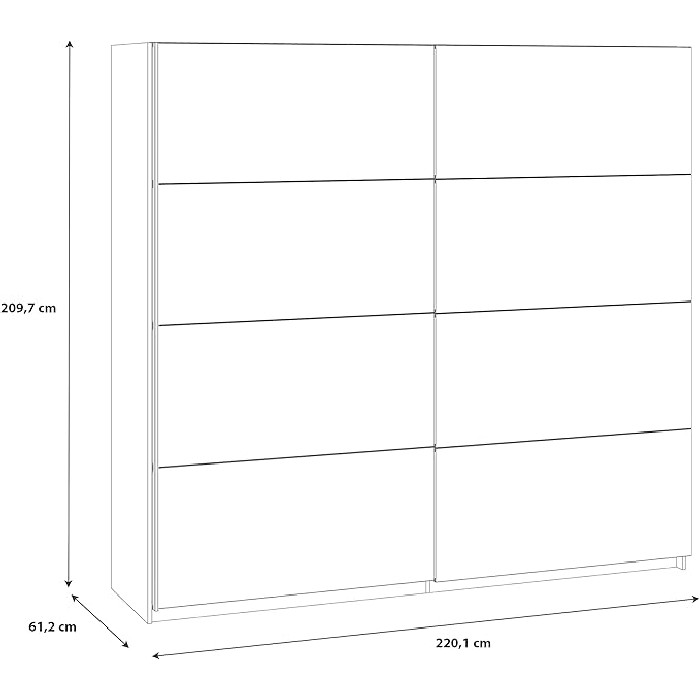 bedrooms/wardrobe-systems/dreamer-220cm-sliding-door-wardrobe-finished-in-mud-and-black-oak