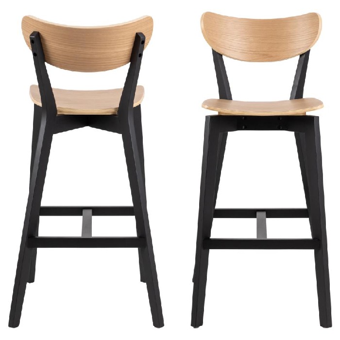 dining/dining-stools/roxby-bar-stool-matt-black-structure-and-oak-veneer-seat-and-back