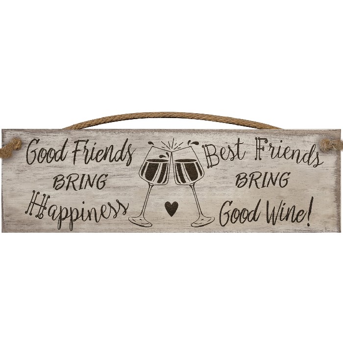 home-decor/wall-decor/wall-plaque-good-friends-bring-happiness