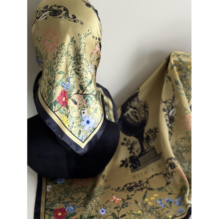 household-goods/clothes-shoes-accessories/myth-and-wild-roman-garden-silk-scarf-gold