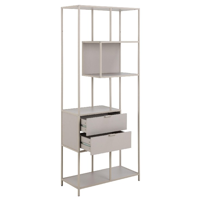 living/shelving-systems/seaford-bookcase-with-shelves-and-2-drawers-finished-in-greige