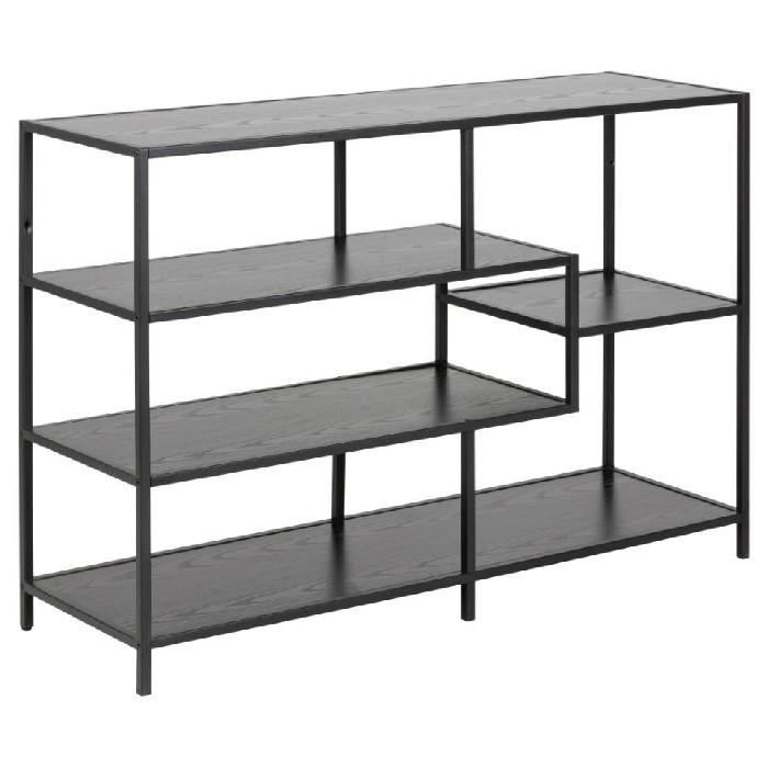 living/shelving-systems/seaford-bookcase-114w-78h-black-ash