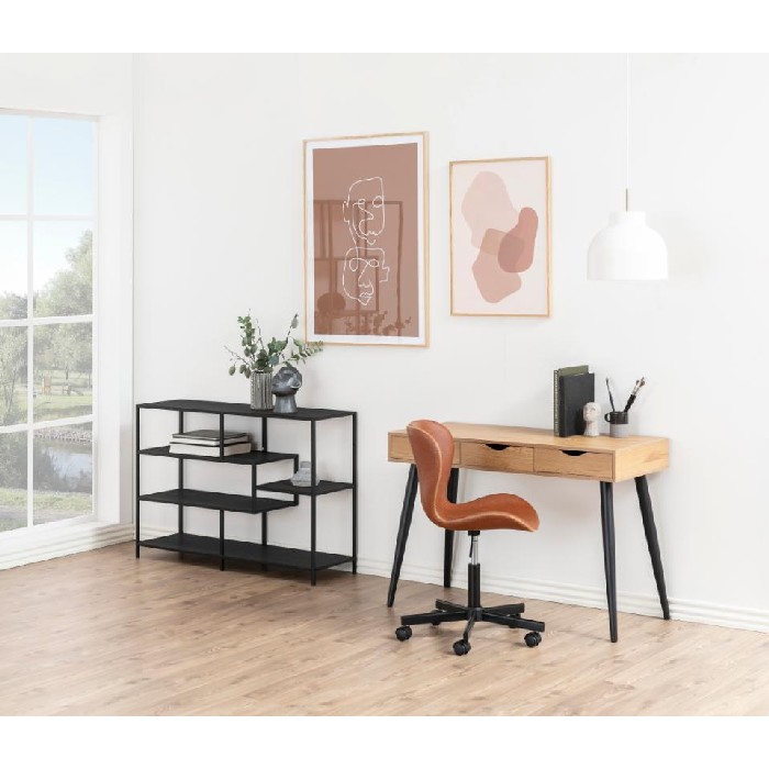 living/shelving-systems/seaford-bookcase-114w-78h-black-ash