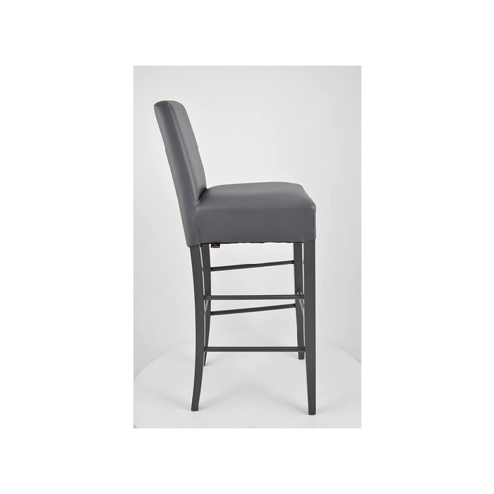 dining/dining-stools/promo-chiara-bar-stool-upholstered-in-dark-grey-fabric-with-dark-grey-legs