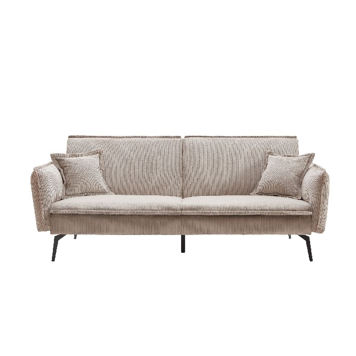 sofas/sofa-beds/sibila-sofa-bed-upholstered-in-beige-corduroy-fabric-with-black-metal-legs