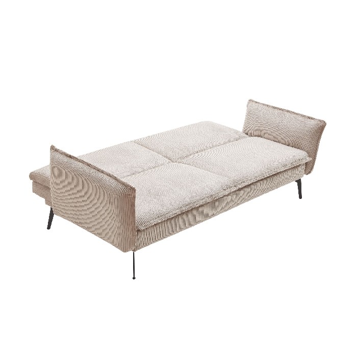 sofas/sofa-beds/sibila-sofa-bed-upholstered-in-beige-corduroy-fabric-with-black-metal-legs