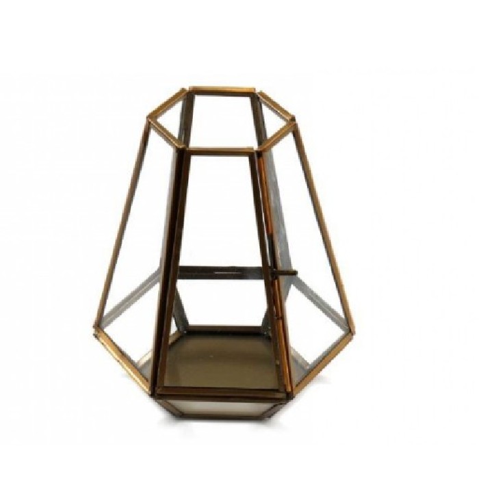 home-decor/candle-holders-lanterns/gold-and-glass-tealight-holder-12cm-x-15cm