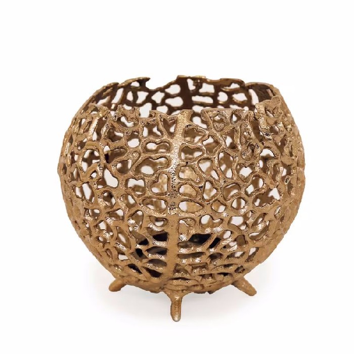 home-decor/candle-holders-lanterns/champagne-colour-tealight-holder-18cm