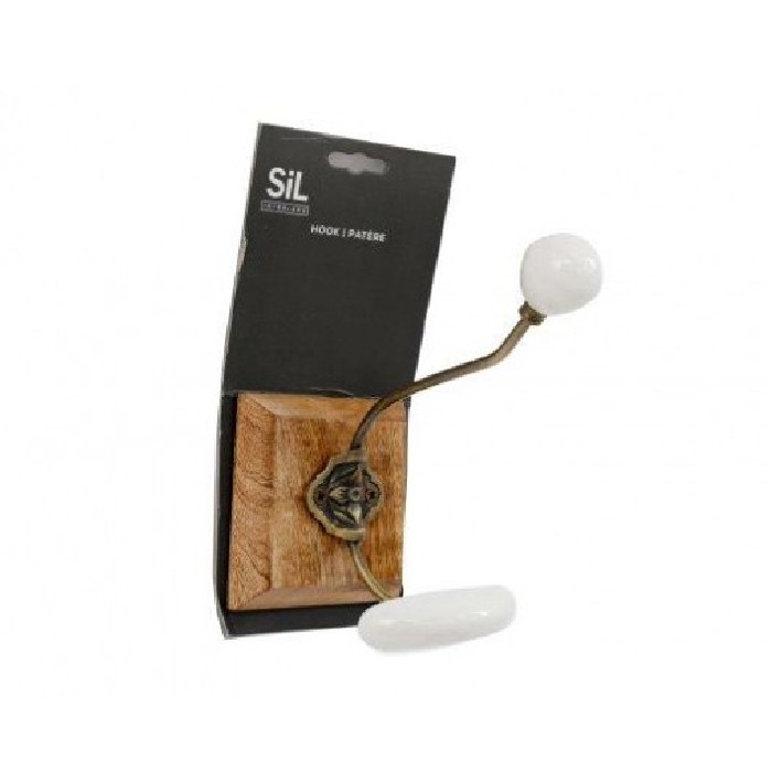 household-goods/garment-racks-wall-hooks/single-white-hook-on-wooden-base