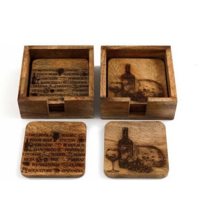 tableware/placemats-coasters-trivets/s4-10cm-cheesewine-coasters