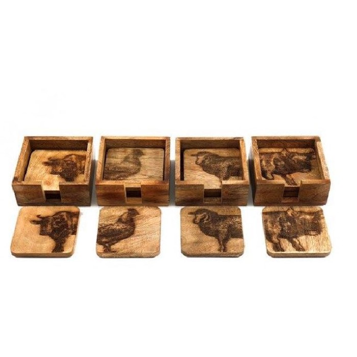 tableware/placemats-coasters-trivets/coasters-set-4-farm-animals