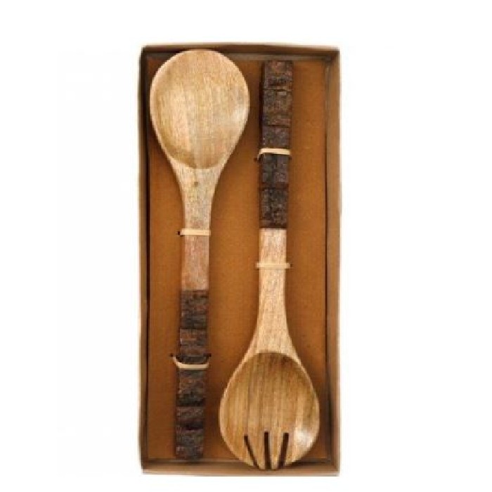 kitchenware/utensils/servers-salad-30cm-bark-handle