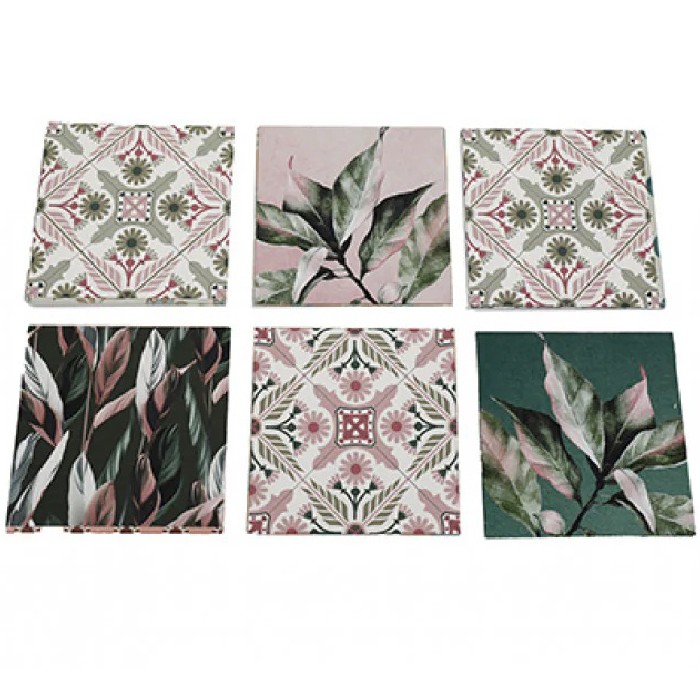 tableware/placemats-coasters-trivets/coaster-10cm-x-10cm-greenpink