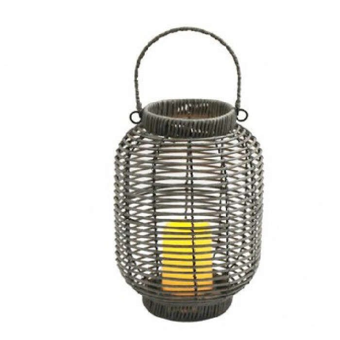 home-decor/candle-holders-lanterns/lantern-with-led-candle-grey-30cm