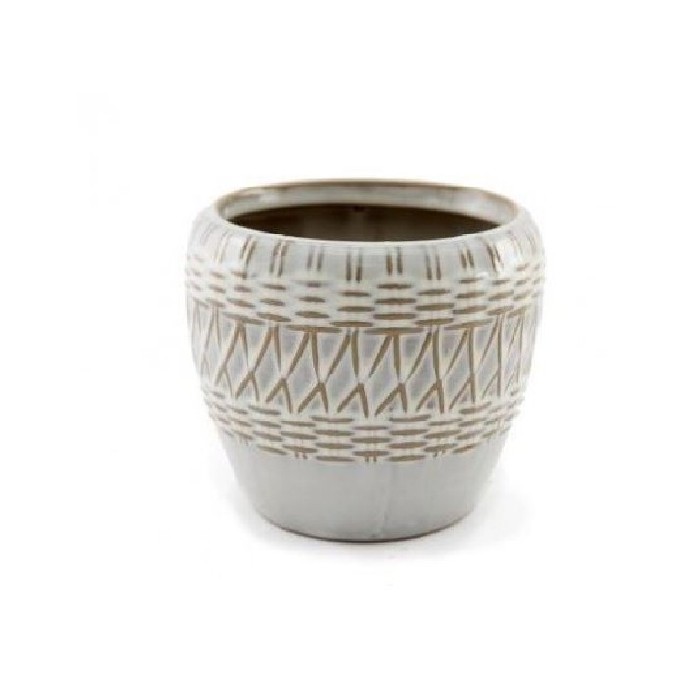 home-decor/indoor-pots-plant-stands/glazed-woven-design-planter-105cm